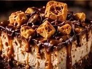Crunchie Cheesecake, Jay's Bakes